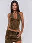 TRYIAL MINI SKIRT OLIVE Mini Skirt 