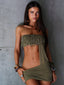 ULYSSA MINI DRESS KHAKI Mini Dress 