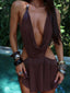 VALLI MINI DRESS BROWN Mini Dress 