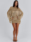 VANNA MINI DRESS GOLD Mini Dress 