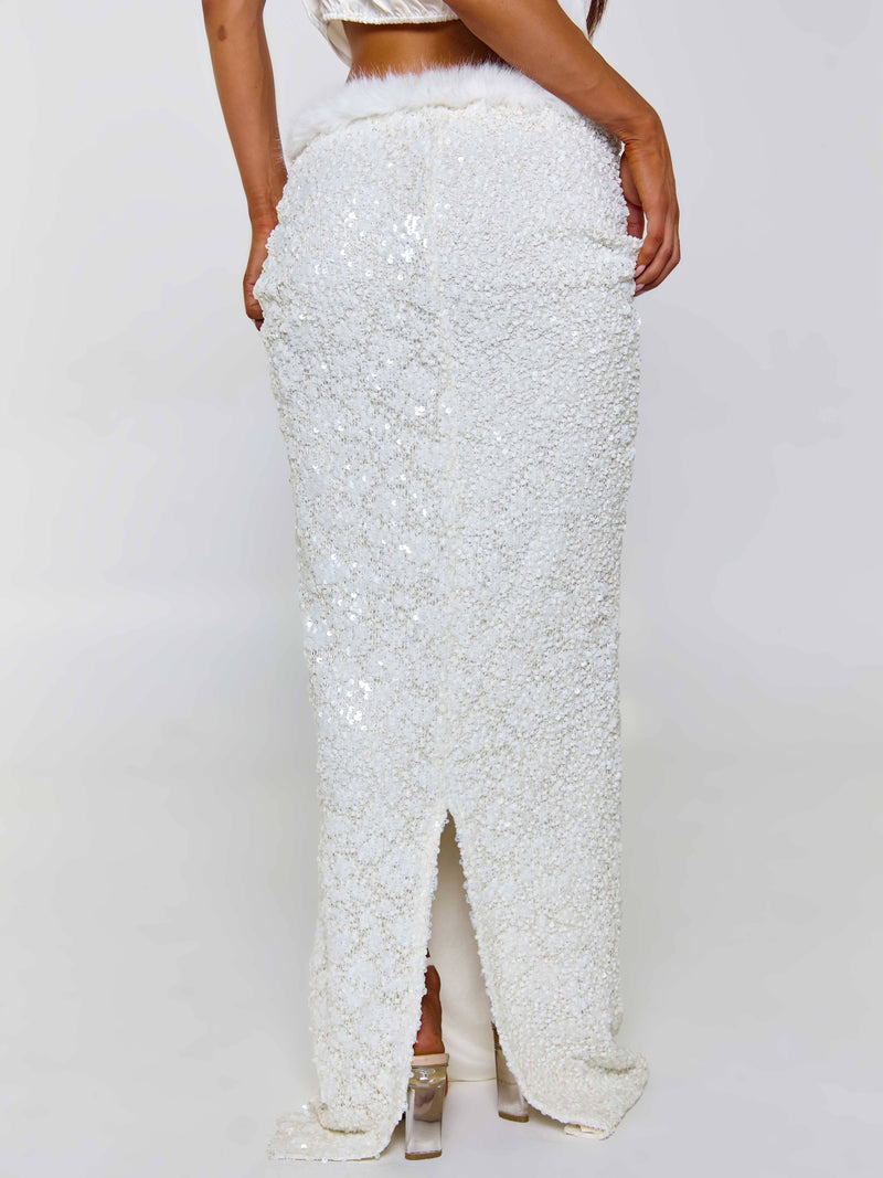 MILLIANA MAXI SKIRT WHITE Maxi Skirt 