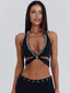 WILOH CROP TOP BLACK Crop Top 