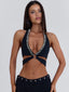 WILOH CROP TOP BLACK Crop Top 
