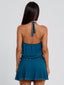 WRENLEY MINI DRESS DEEP TEAL Mini Dress 