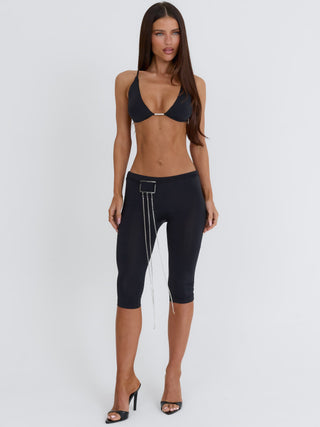 XIANNA CAPRI PANTS BLACK Pants 