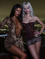 YESINA MINI DRESS BROWN Mini Dress 