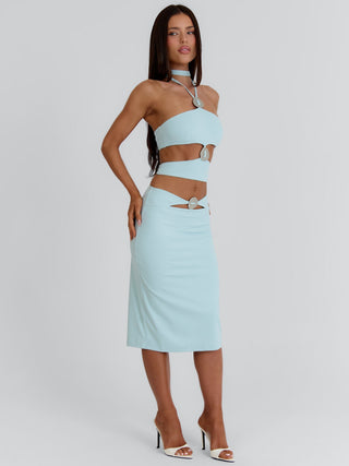 ZANIAH MIDI SKIRT MINT Midi Skirt 