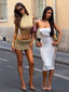 ZARIA MINI DRESS GOLD Mini Dress 