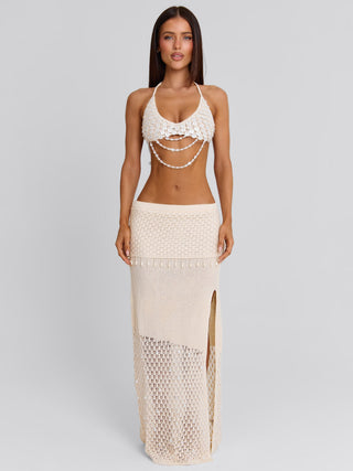 ZARIELLE MAXI SKIRT IVORY Maxi Skirt 