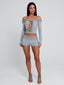 ZAYANA SHORTS GREY MARLE Shorts 
