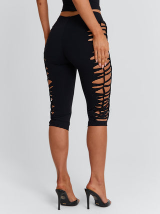 ZHERA CAPRI PANTS BLACK Pants 